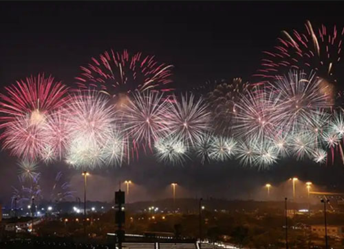 平塘县焰火晚会